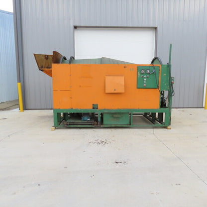 24" ID x 80" L Rotary Auger Centrifugal Trommel Sifter 8RPM 208-480V 3/16" Mesh