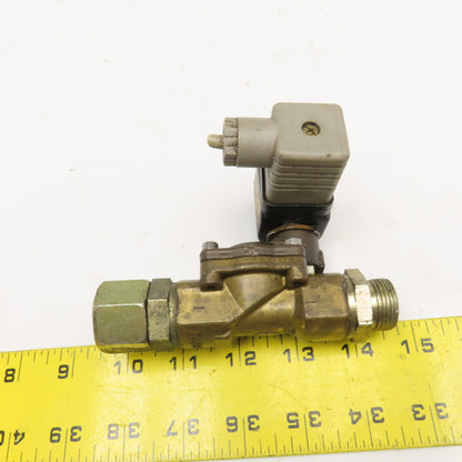 Buschjost 8240214.9101 G1/2" Brass Indirect Acting Solenoid Valve 24VDC Coil