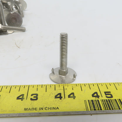18-8 Stainless Steel Flanged Head Elevator Bolts 1/4-20 x 1-1/2" Lot of 100
