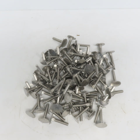 18-8 Stainless Steel Flanged Head Elevator Bolts 1/4-20 x 1-1/2" Lot of 100