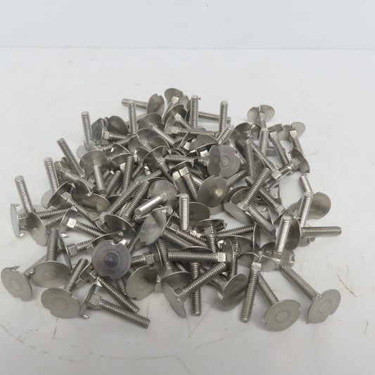 18-8 Stainless Steel Flanged Head Elevator Bolts 1/4-20 x 1-1/2" Lot of 100