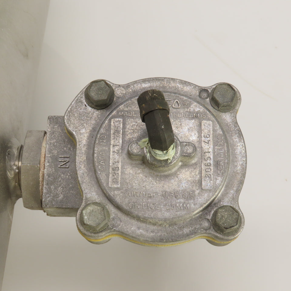 AZO 2-1/2 Gallon Stainless Air Receiver Pressure Tank 6 Bar W/R353 Pilot Valve