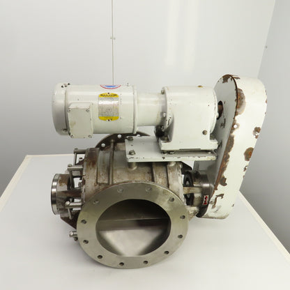 AZO AS-250-I 10" Stainless Horizontal Rotary Airlock Feeder 1HP 230/460V 3PH