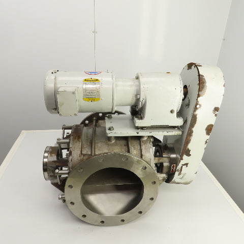 AZO AS-250-I 10" Stainless Horizontal Rotary Airlock Feeder 1HP 230/460V 3PH