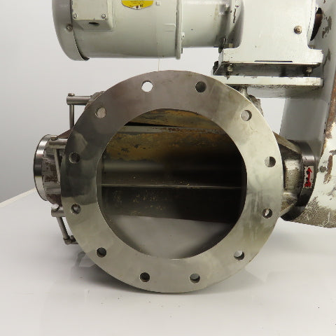 AZO AS-250-I 10" Stainless Horizontal Rotary Airlock Feeder 1HP 230/460V 3PH
