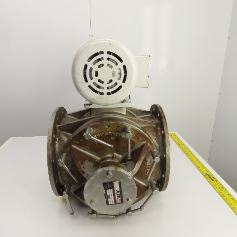 AZO AS-250-I 10" Stainless Horizontal Rotary Airlock Feeder 1HP 230/460V 3PH