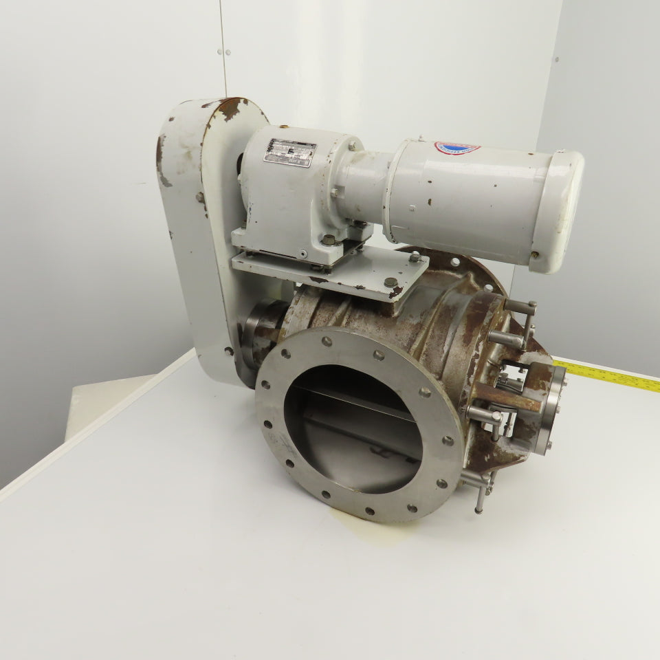 AZO AS-250-I 10" Stainless Horizontal Rotary Airlock Feeder 1HP 230/460V 3PH
