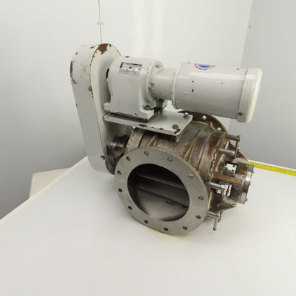 AZO AS-250-I 10" Stainless Horizontal Rotary Airlock Feeder 1HP 230/460V 3PH