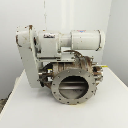 AZO AS-250-I 10" Stainless Horizontal Rotary Airlock Feeder 1HP 230/460V 3PH