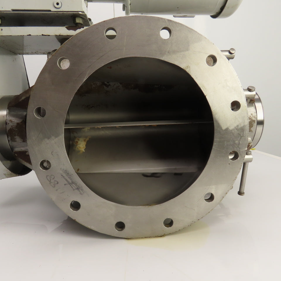 AZO AS-250-I 10" Stainless Horizontal Rotary Airlock Feeder 1HP 230/460V 3PH