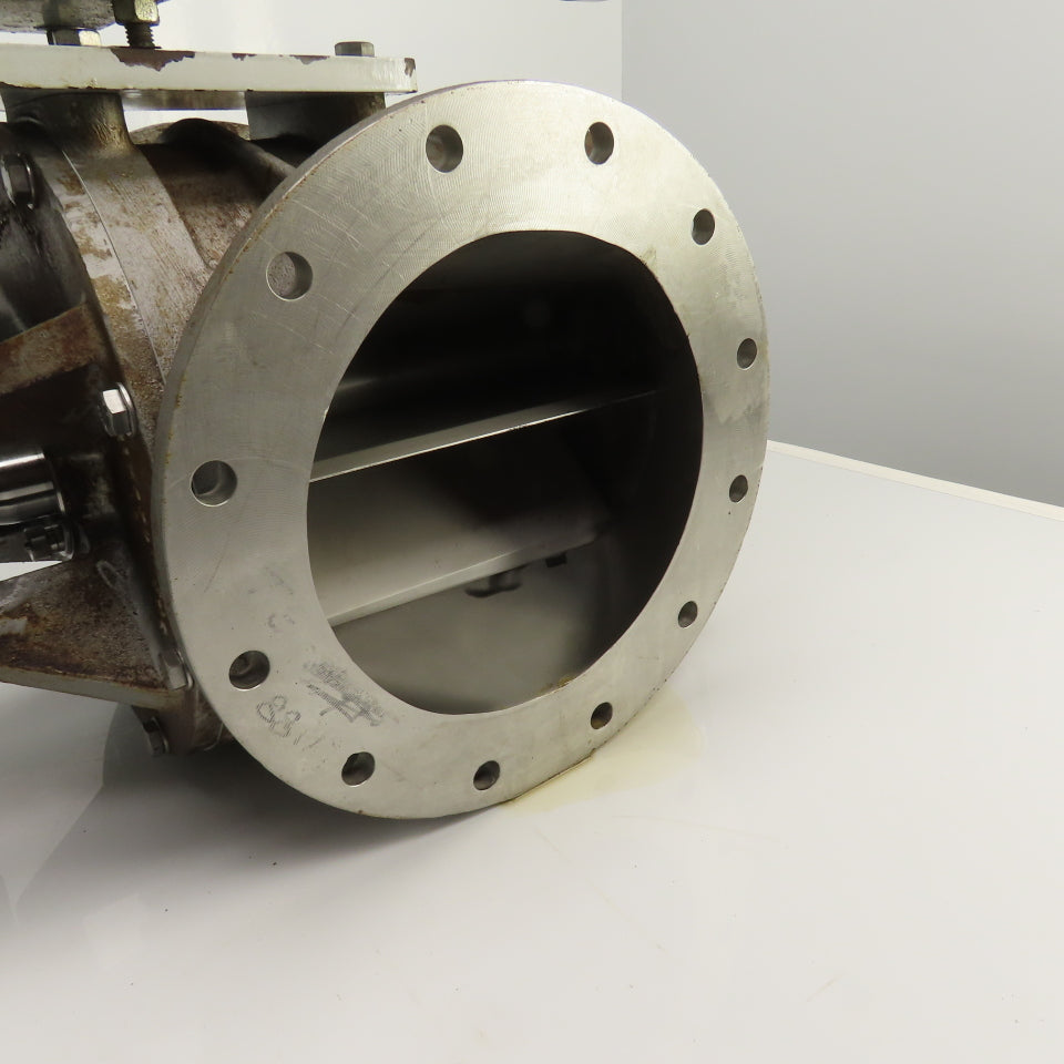 AZO AS-250-I 10" Stainless Horizontal Rotary Airlock Feeder 1HP 230/460V 3PH