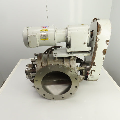 AZO AS-250-I 10" Stainless Horizontal Rotary Airlock Feeder 1HP 230/460V 3PH