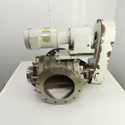 AZO AS-250-I 10" Stainless Horizontal Rotary Airlock Feeder 1HP 230/460V 3PH