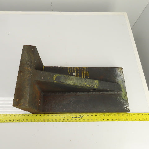 24" x 11-7/8" x 11-3/4" Webbed Steel Angle Plate Set Up Fixture 2-1/2" Thick