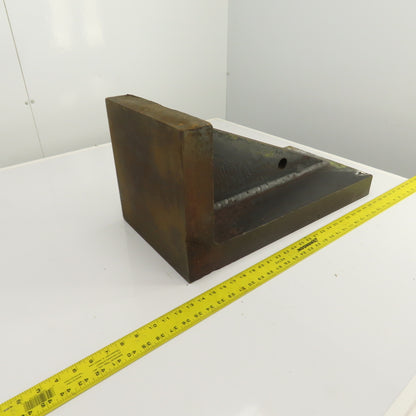 24" x 11-7/8" x 11-3/4" Webbed Steel Angle Plate Set Up Fixture 2-1/2" Thick