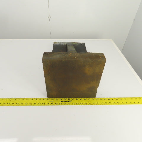 24" x 11-7/8" x 11-3/4" Webbed Steel Angle Plate Set Up Fixture 2-1/2" Thick