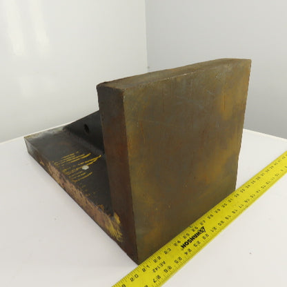 24" x 11-7/8" x 11-3/4" Webbed Steel Angle Plate Set Up Fixture 2-1/2" Thick