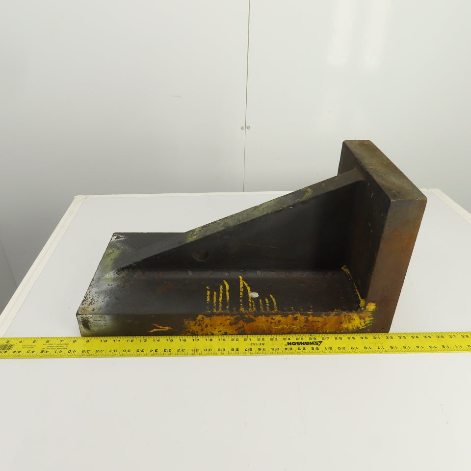 24" x 11-7/8" x 11-3/4" Webbed Steel Angle Plate Set Up Fixture 2-1/2" Thick