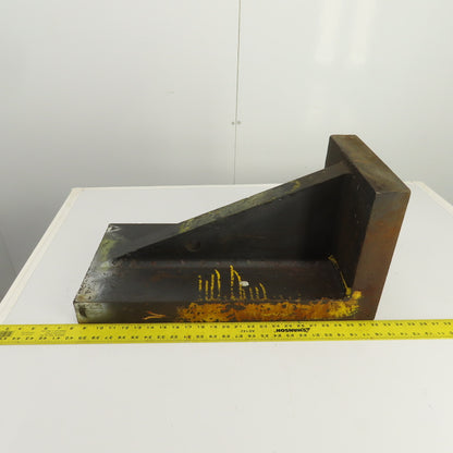 24" x 11-7/8" x 11-3/4" Webbed Steel Angle Plate Set Up Fixture 2-1/2" Thick
