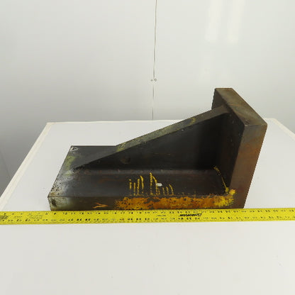 24" x 11-7/8" x 11-3/4" Webbed Steel Angle Plate Set Up Fixture 2-1/2" Thick