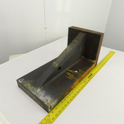 24" x 11-7/8" x 11-3/4" Webbed Steel Angle Plate Set Up Fixture 2-1/2" Thick