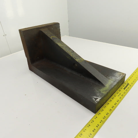 24" x 11-7/8" x 11-3/4" Webbed Steel Angle Plate Set Up Fixture 2-1/2" Thick