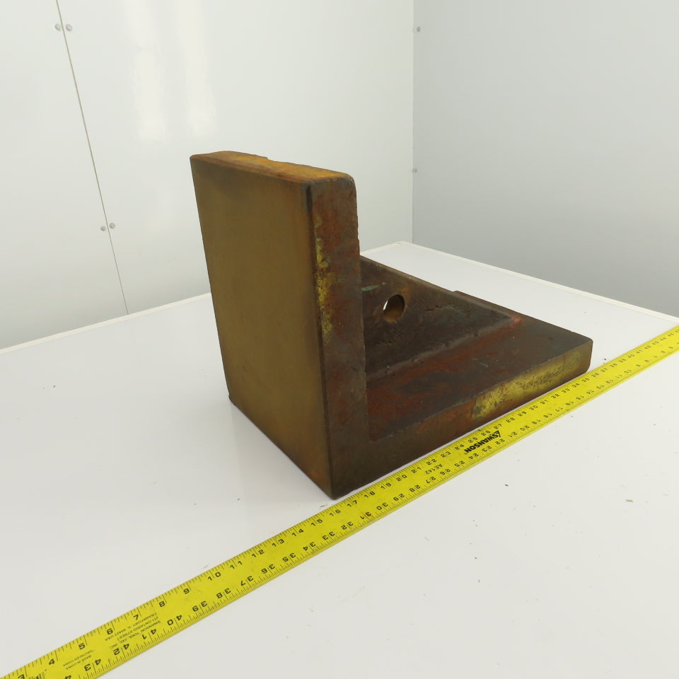 20" x 12" x 14-3/4" Webbed Steel Angle Plate Set Up Fixture 2-1/4" Thick