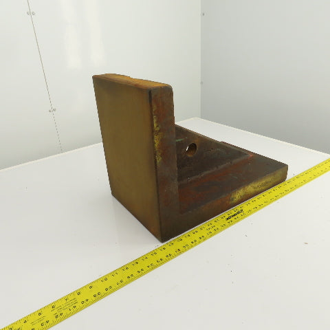 20" x 12" x 14-3/4" Webbed Steel Angle Plate Set Up Fixture 2-1/4" Thick