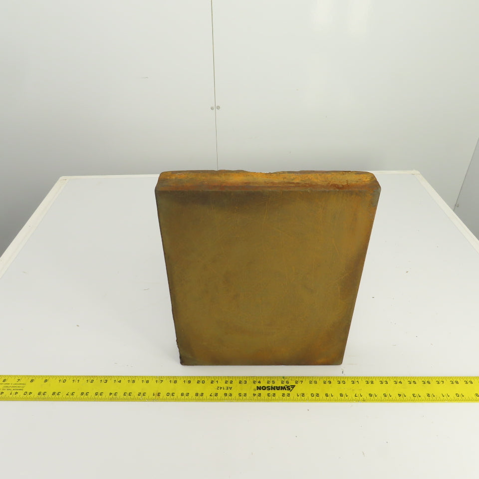 20" x 12" x 14-3/4" Webbed Steel Angle Plate Set Up Fixture 2-1/4" Thick