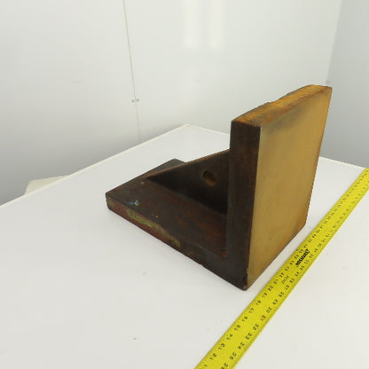 20" x 12" x 14-3/4" Webbed Steel Angle Plate Set Up Fixture 2-1/4" Thick