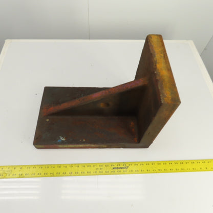 20" x 12" x 14-3/4" Webbed Steel Angle Plate Set Up Fixture 2-1/4" Thick