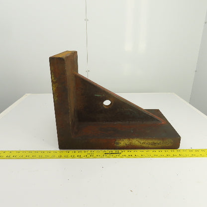 20" x 12" x 14-3/4" Webbed Steel Angle Plate Set Up Fixture 2-1/4" Thick