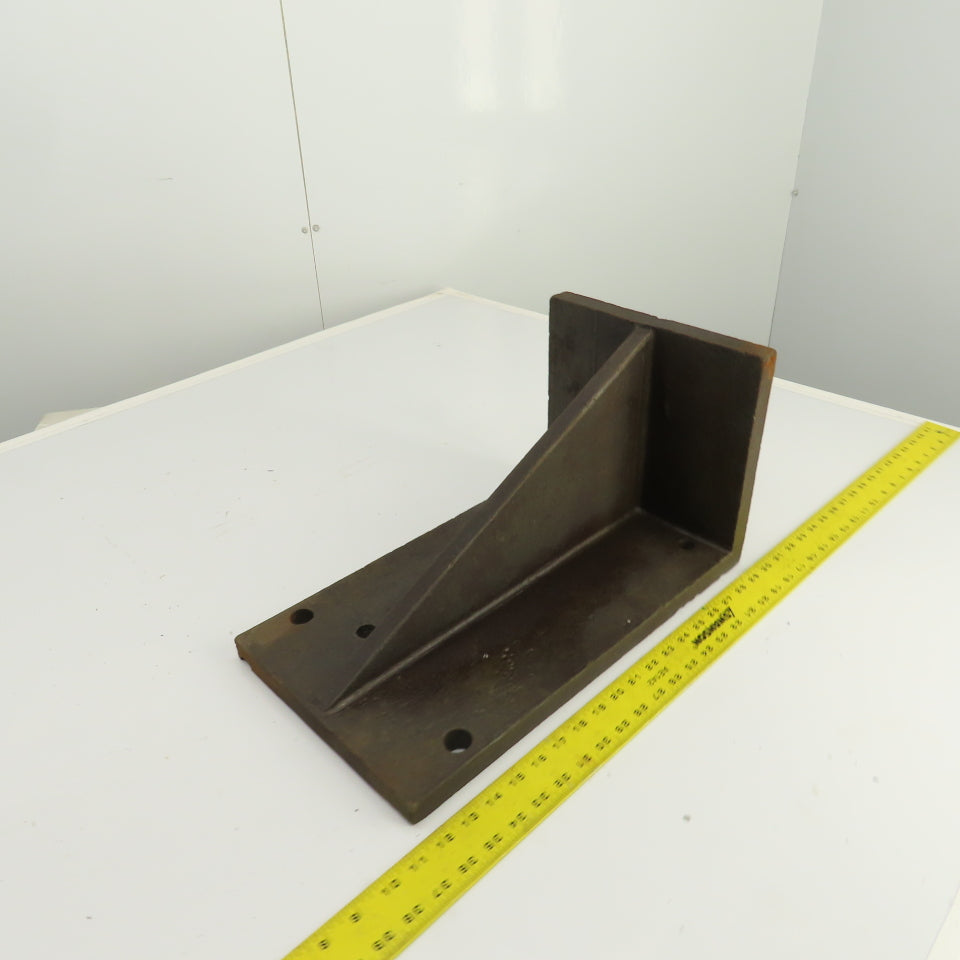 18" x 10-3/8" x 9-1/2" Webbed Steel Angle Plate Set Up Fixture 1" Thick