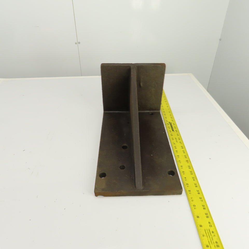 18" x 10-3/8" x 9-1/2" Webbed Steel Angle Plate Set Up Fixture 1" Thick