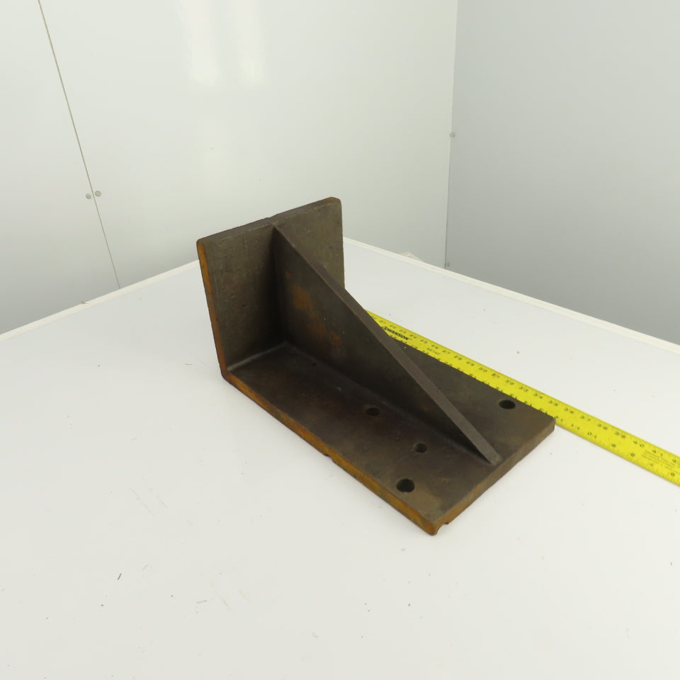 18" x 10-3/8" x 9-1/2" Webbed Steel Angle Plate Set Up Fixture 1" Thick
