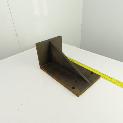 18" x 10-3/8" x 9-1/2" Webbed Steel Angle Plate Set Up Fixture 1" Thick