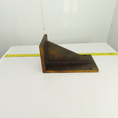 18" x 10-3/8" x 9-1/2" Webbed Steel Angle Plate Set Up Fixture 1" Thick