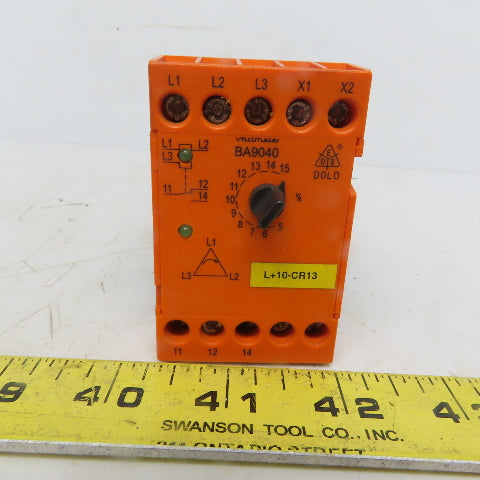 E.Dold & Sohne BA9040.11/301/60 Varimeter 460V 50/60Hz Asymmetry Relay Monitor