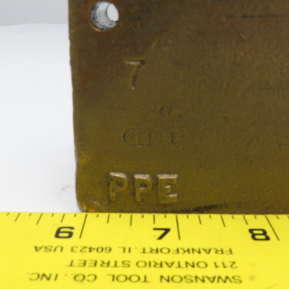 Plastic Processing Equipment 1-1/4" x 1/2" NPT Bronze Manifold 6 Port Valve