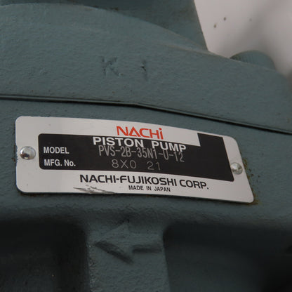 Nachi PVS-2B-35N1-U-12 Variable Piston Hydraulic Pump 35cc 16.6GPM 3625PSI