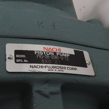 Nachi PVS-2B-35N1-U-12 Variable Piston Hydraulic Pump 35cc 16.6GPM 3625PSI