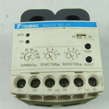 Tsubaki TSBSB60 240VAC/DC Safety Shock Relay 50/60Hz 60A