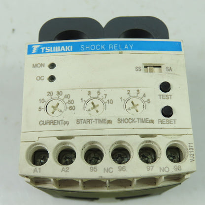 Tsubaki TSBSB60 240VAC/DC Safety Shock Relay 50/60Hz 60A