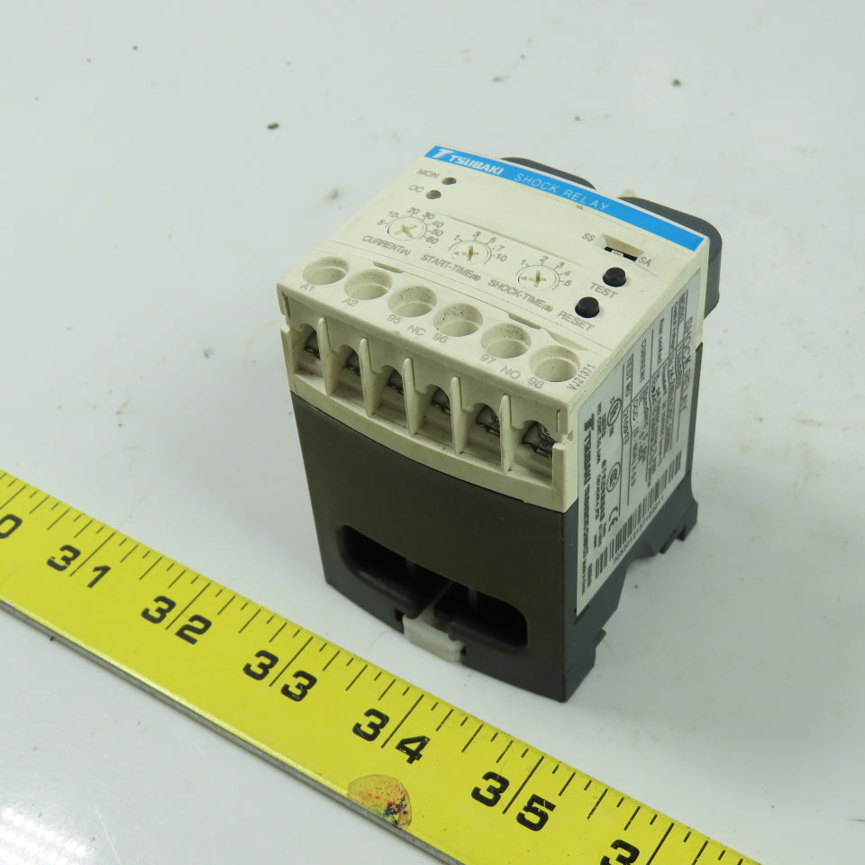 Tsubaki TSBSB60 240VAC/DC Safety Shock Relay 50/60Hz 60A