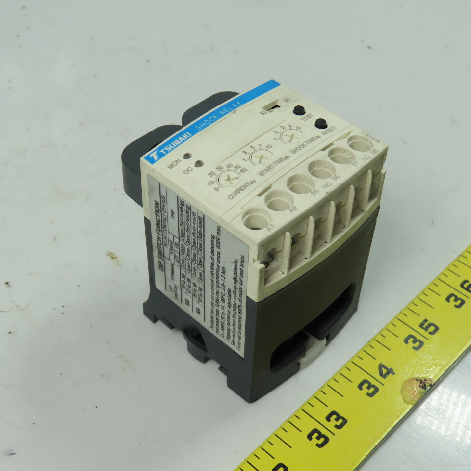 Tsubaki TSBSB60 240VAC/DC Safety Shock Relay 50/60Hz 60A