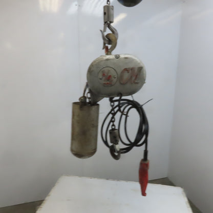 CM Lodestar Model C 1/4 Ton Electric Chain Hoist 10' Lift 32FPM 208-230/460V