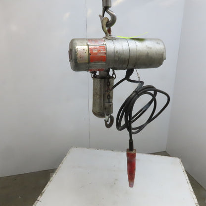 CM Lodestar Model C 1/4 Ton Electric Chain Hoist 10' Lift 32FPM 208-230/460V