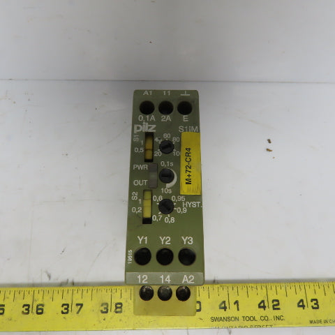 Pllz S1IM 24VDC Im 0.01-15UP Safety Relay
