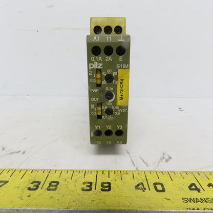 Pllz S1IM 24VDC Im 0.01-15UP Safety Relay