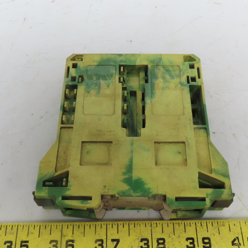 Wago 285-157 2-Conductor Ground Terminal Block AWG 1/0 Solid 2/0 Fine Stranded
